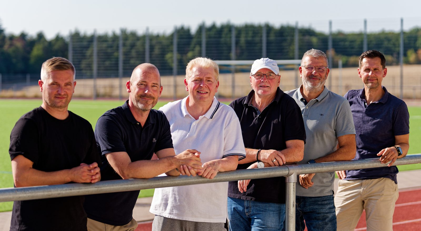 Der Vorstand des JFV Hünstetten 09 am Sportpark in Görsroth